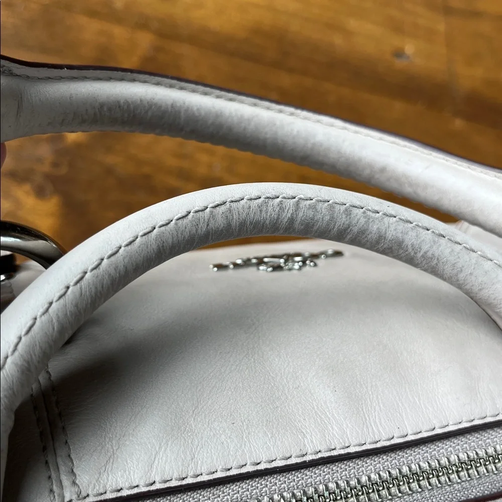 Coach Colette Shoulder Satchel f33806 Gray Birch - Picture 9 of 16